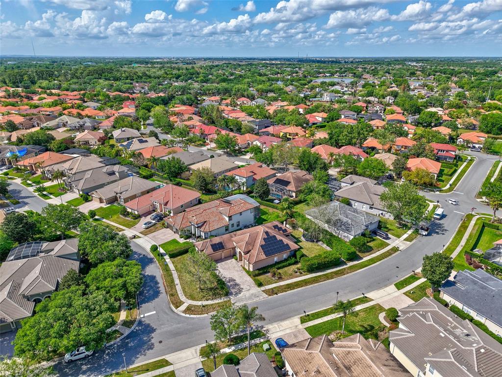 918 Algare Loop Windermere, FL 34786 - Photo 60 of 73 an aerial view of residential houses with outdoor space