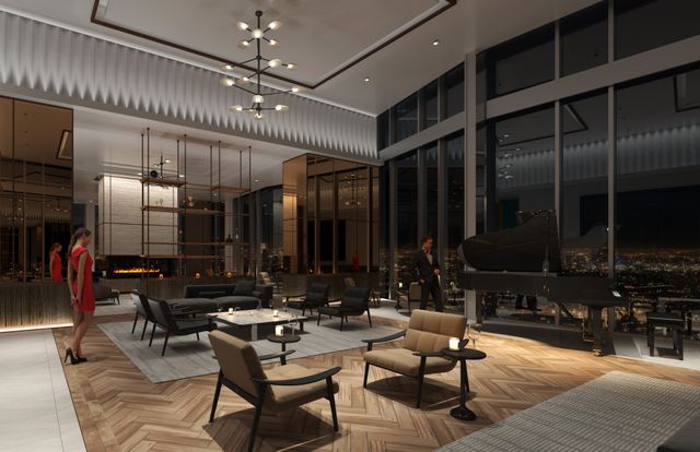 a living room with lots of furniture and gym equipment