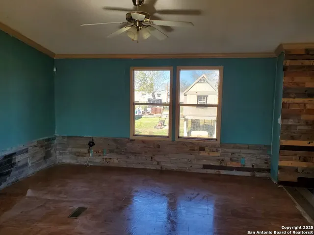 a room with a window