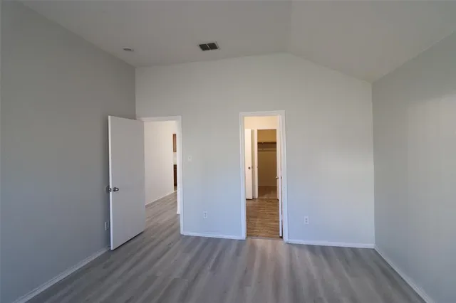 wooden floor in an empty room