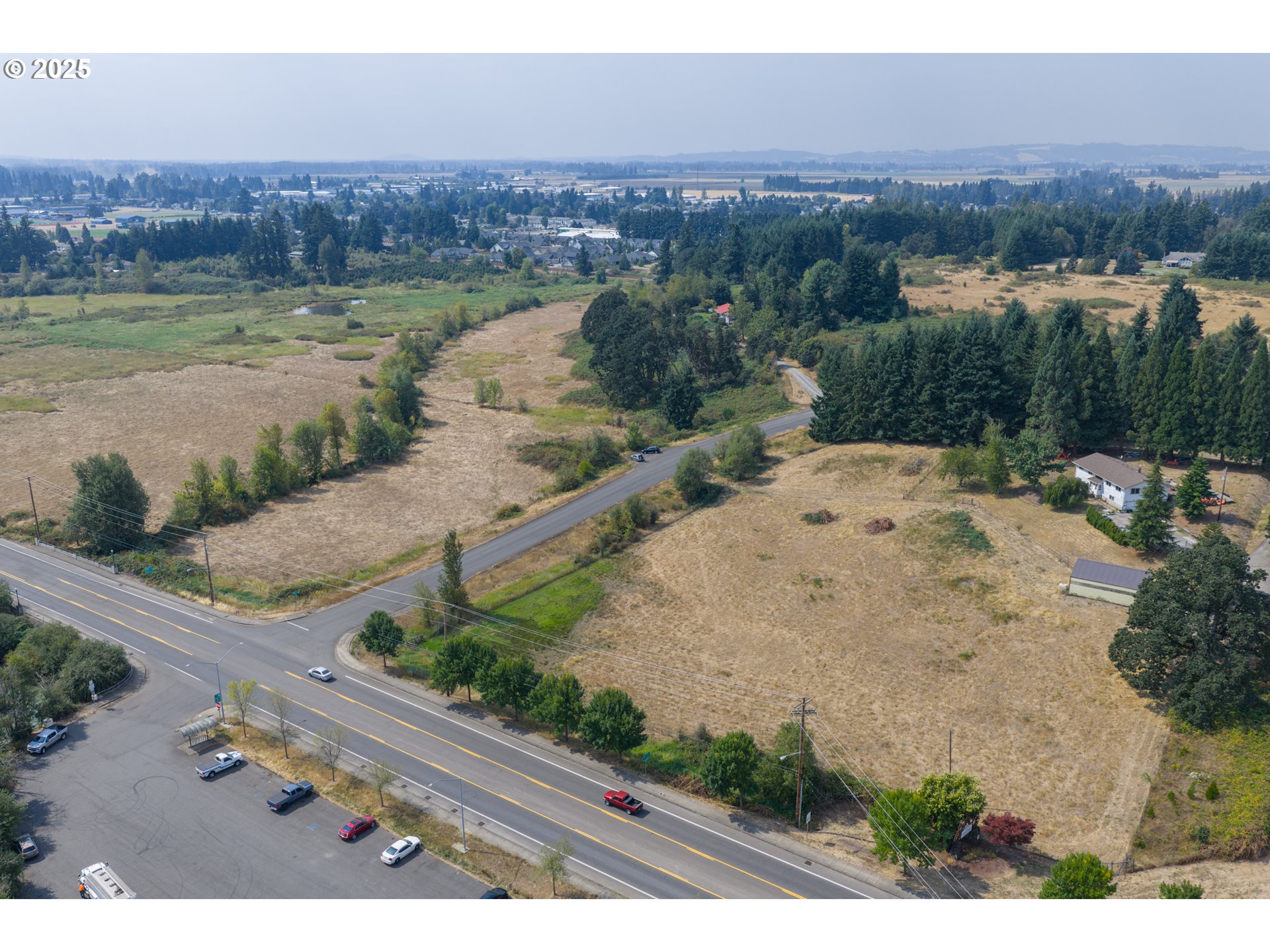 Golf Lane Sublimity, OR 97385 - Photo 9 of 10 an aerial view of a house