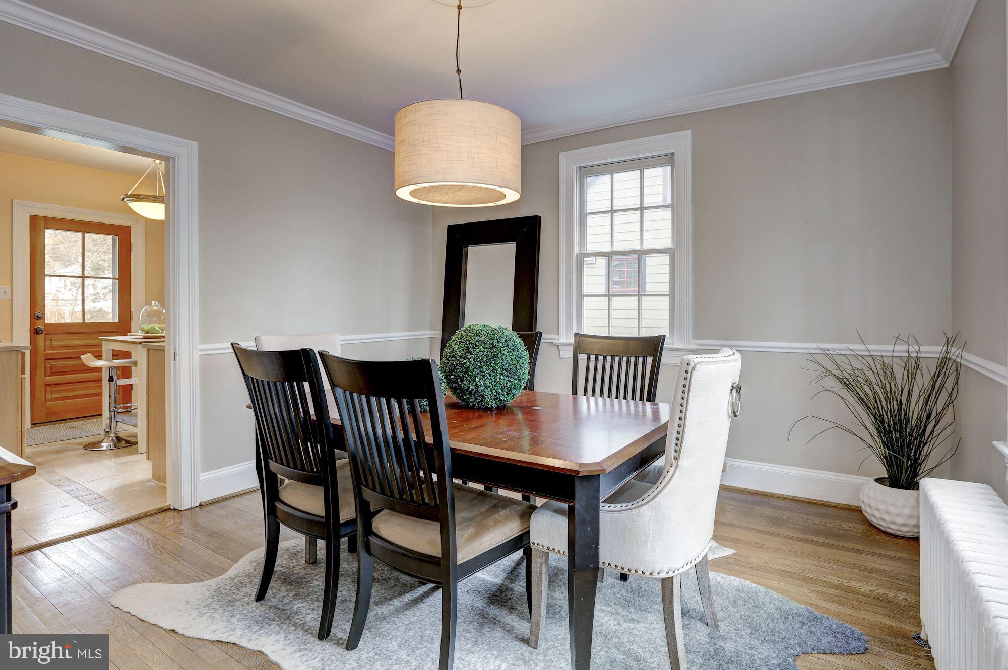 5615 Greentree Road Bethesda, MD 20817 - Photo 2 of 30 Dining room off the entry and leads to kitchen