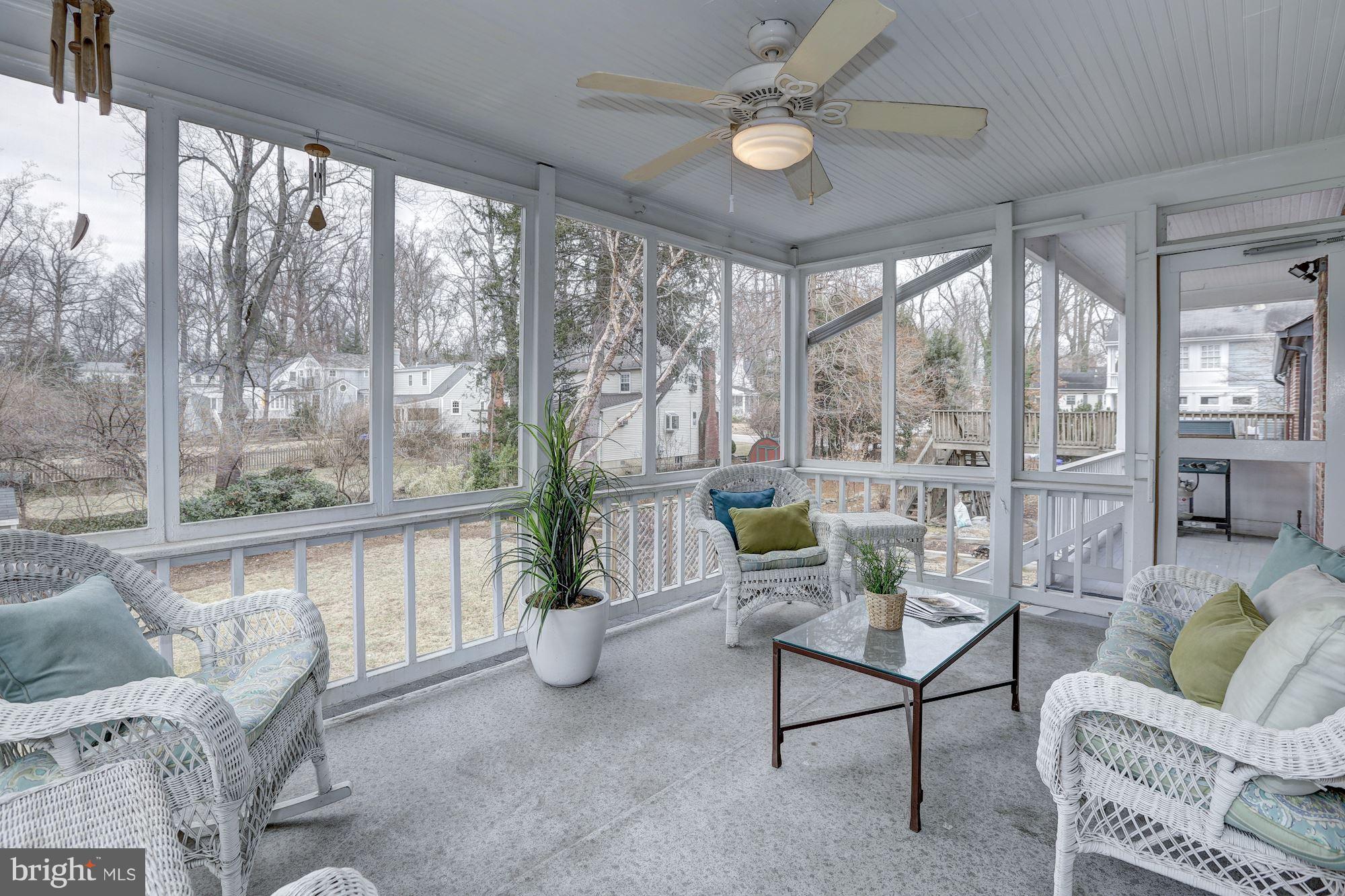 5615 Greentree Road Bethesda, MD 20817 - Photo 23 of 30 Large screen porch