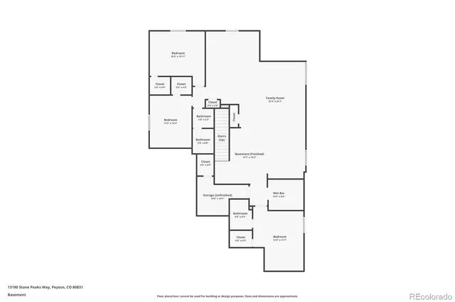 $650,000 | 13190 Stone Peaks Way, Peyton, CO 80831