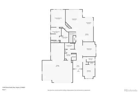 $695,000 | 13190 Stone Peaks Way, Peyton, CO 80831