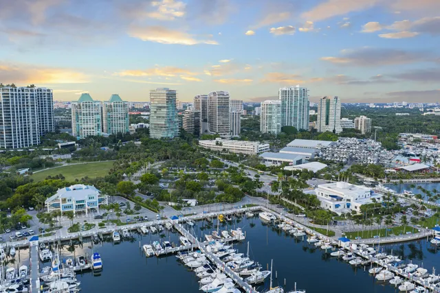 a city view with lot of high rise buildings