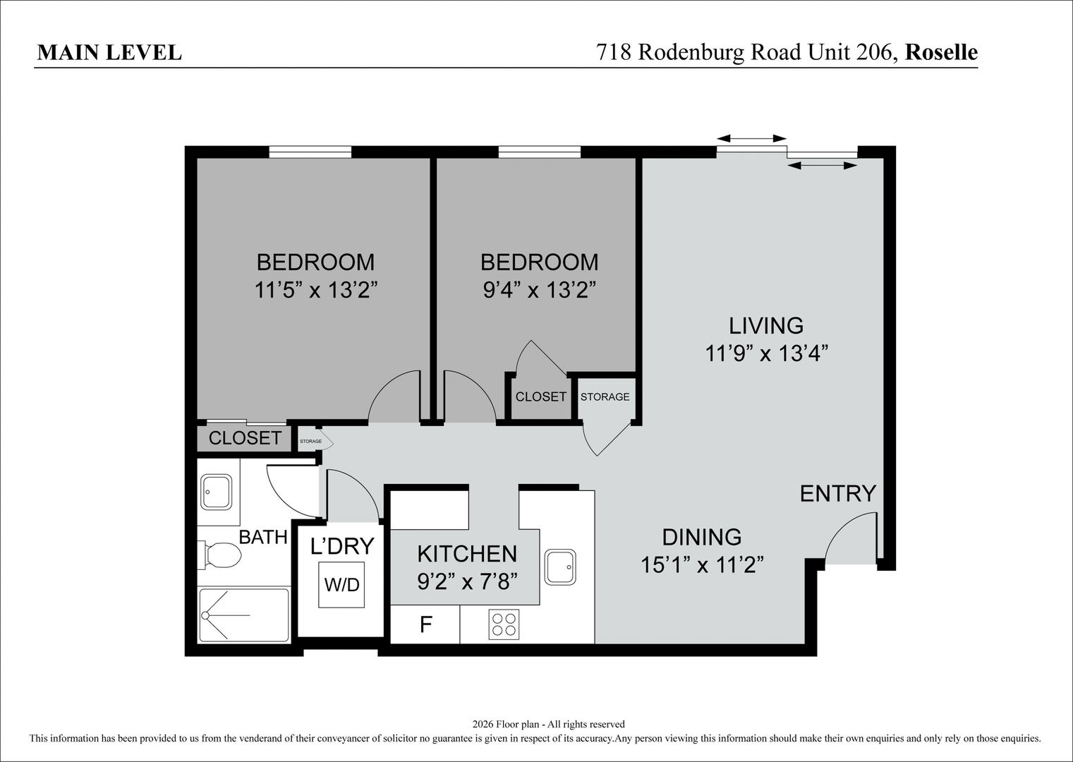 718 Rodenburg Road, Unit 206 Roselle, IL 60172 - Photo 33 of 35 Gallery Image 33