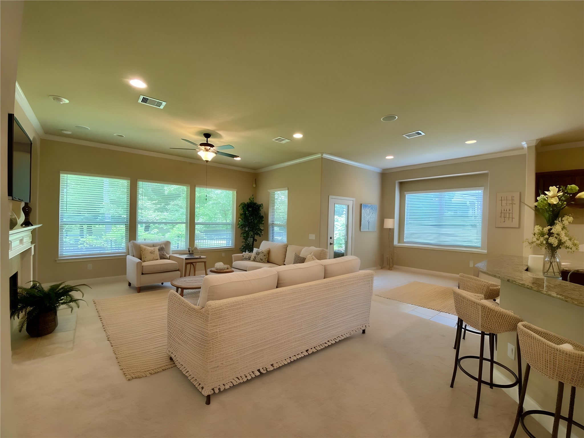 19861 Driver Forest Drive Porter, TX 77365 - Photo 19 of 38 a living room with furniture and a large window