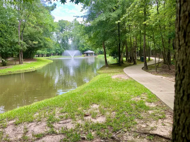 a view of outdoor space with garden and entertaining space