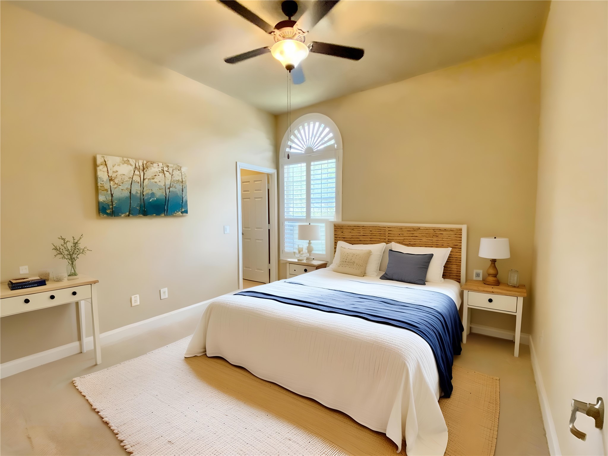 19861 Driver Forest Drive Porter, TX 77365 - Photo 10 of 38 a bedroom with a large bed and a chandelier