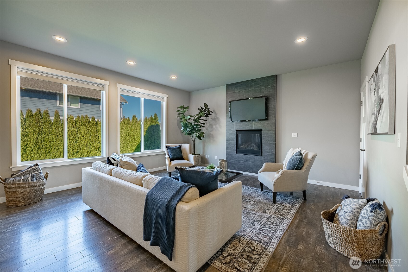 5319 Coastal Loop Blaine, WA 98230 - Photo 6 of 40 a living room with furniture and a large window