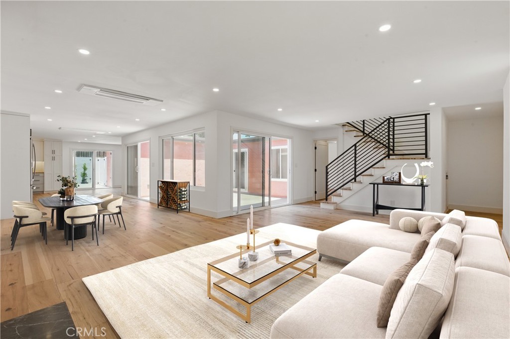 Family Room Virtually Staged