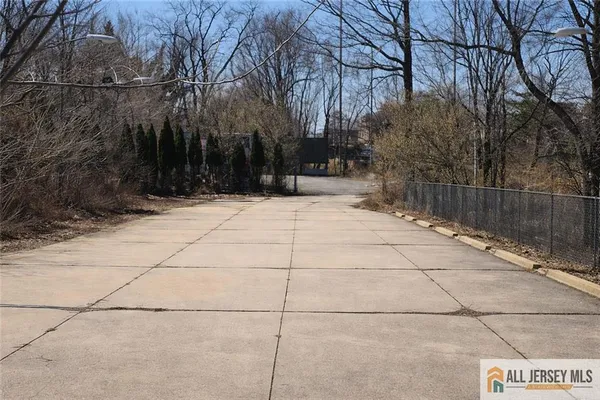 a street view with pathway