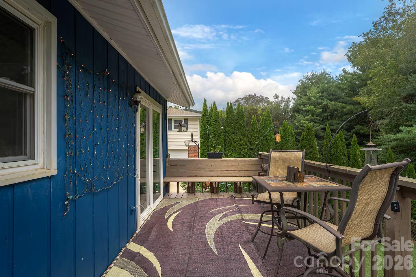 124 Oak Hill Road Candler, NC 28715 - Photo 20 of 29 a view of balcony and patio