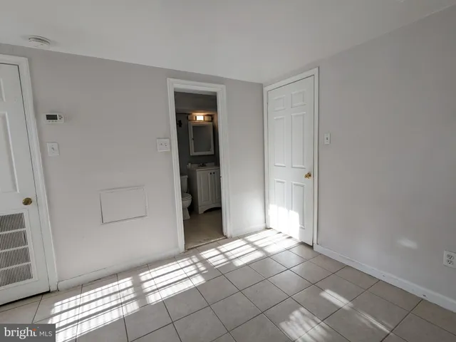 a view of an empty room