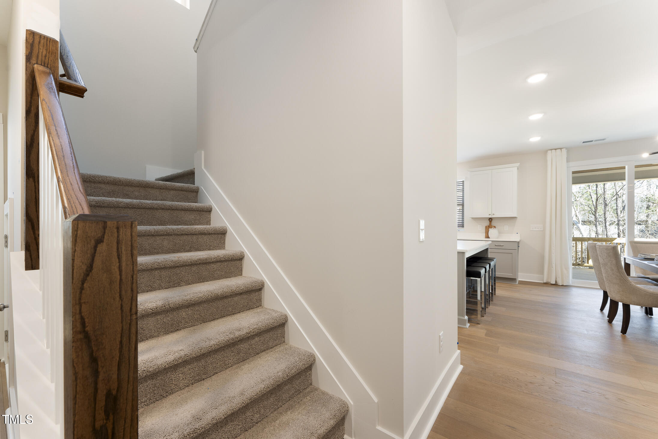 604 Whistable Avenue Wake Forest, NC 27587 - Photo 22 of 44 a view of entryway and hall with wooden floor