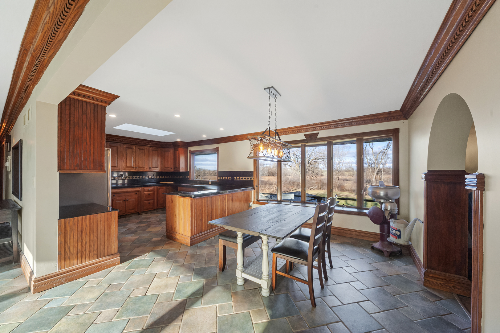 28766 West Burnett Road McHenry, IL 60051 - Photo 3 of 19 a view of a dining room with furniture window and outside view