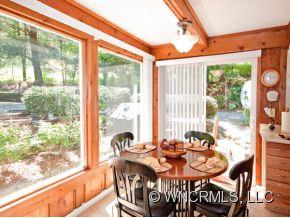 1348 Saunook Road Waynesville, NC 28786 - Photo 5 of 24 a view of a dining room with furniture window and outside view