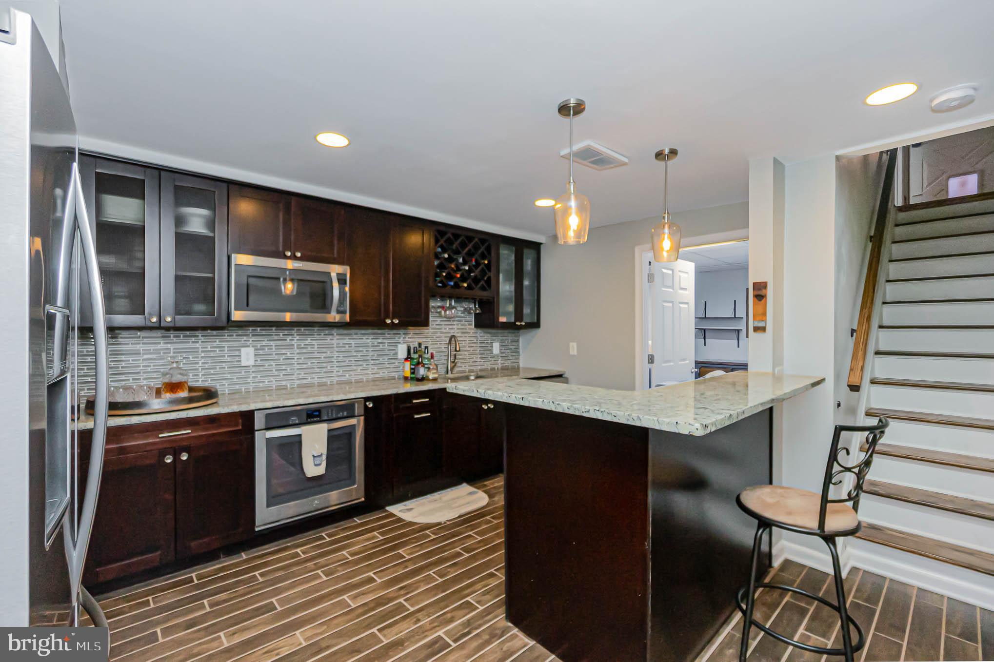 616 Weatherby Road Bel Air, MD 21015 - Photo 49 of 58 Lower Level Kitchenette