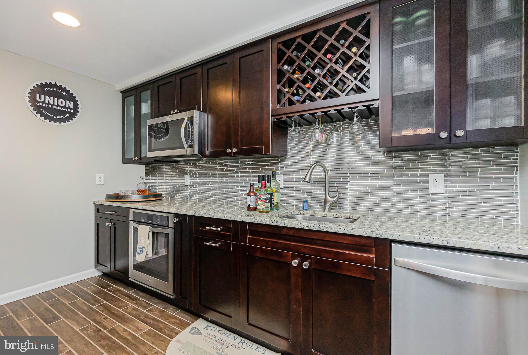 616 Weatherby Road Bel Air, MD 21015 - Photo 50 of 58 Lower Level Kitchenette