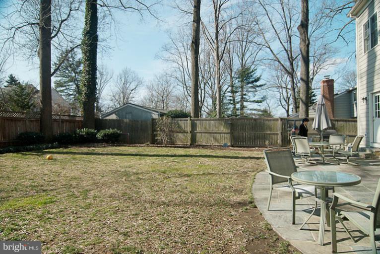 5622 Greentree Road Bethesda, MD 20817 - Photo 11 of 26 Back Patio and deep backyard