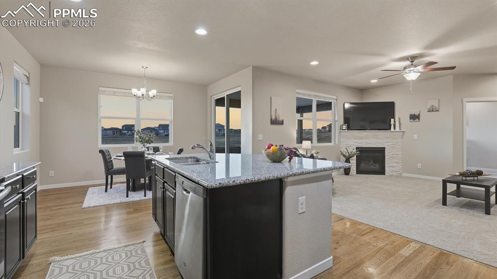 7872 Callendale Drive Colorado Springs, CO 80908 - Photo 12 of 50 Open main level, great for entertaining and everyday living.