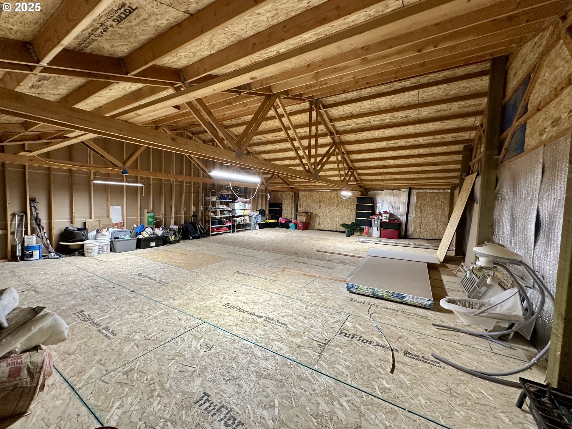 416 4th Street Summerville, OR 97876 - Photo 27 of 40 a view of a garage with wooden floors