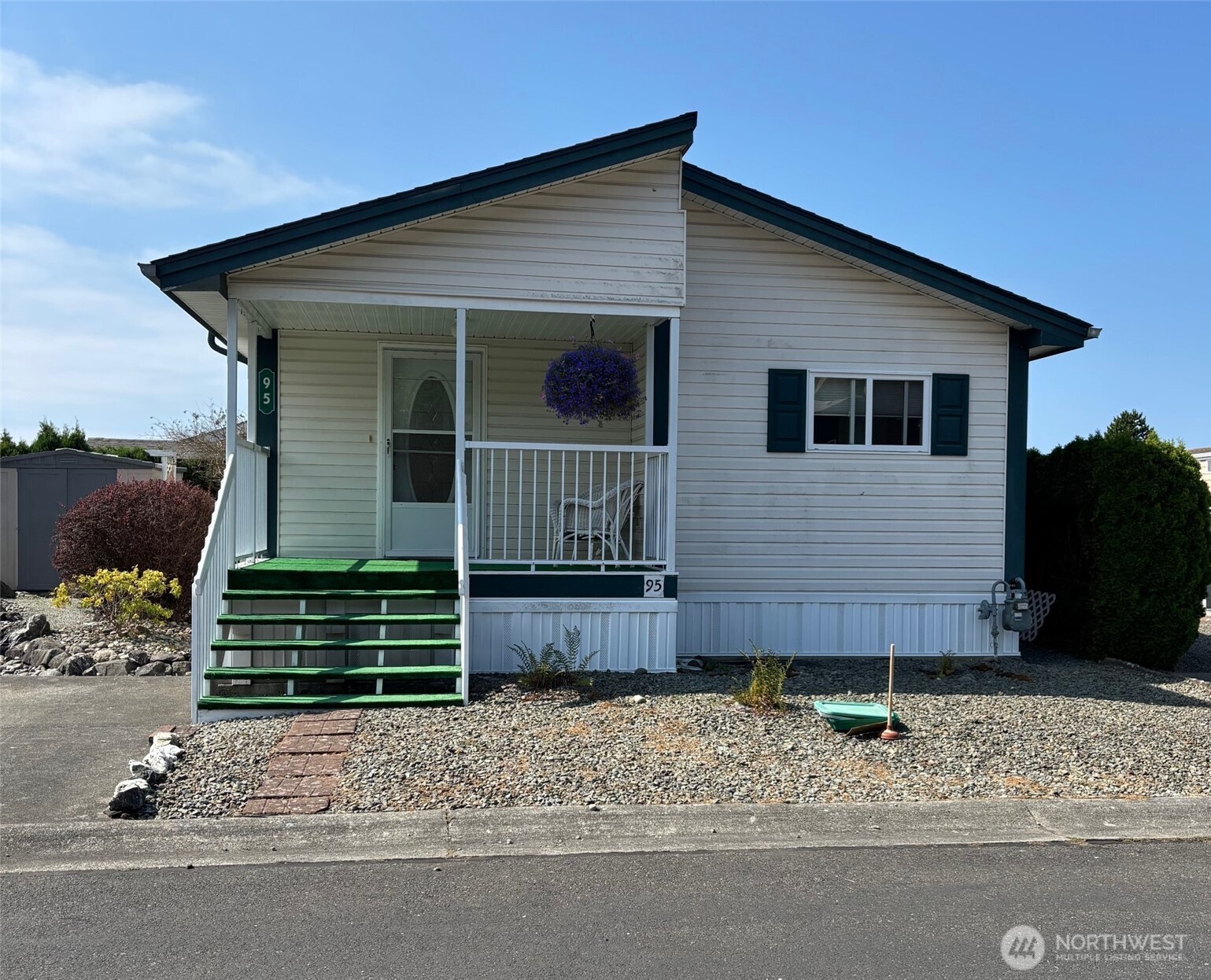 a house view with a backyard space