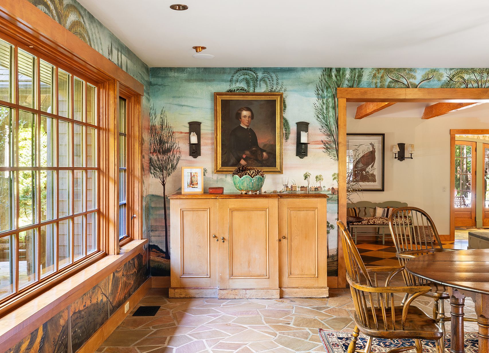 9 Two Holes Of Water Road East Hampton, NY 11937 - Photo 16 of 52 a living room with furniture and a large window