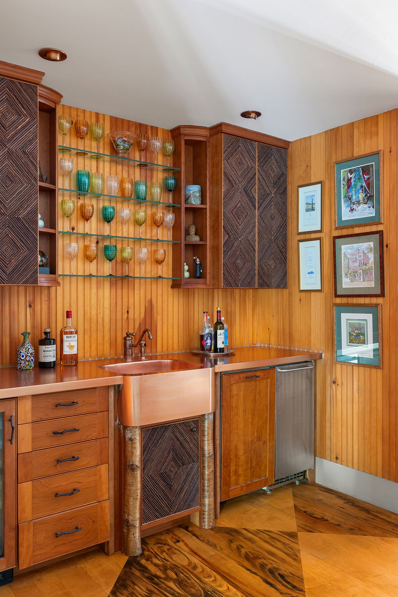 9 Two Holes Of Water Road East Hampton, NY 11937 - Photo 19 of 52 a kitchen with a sink and cabinets