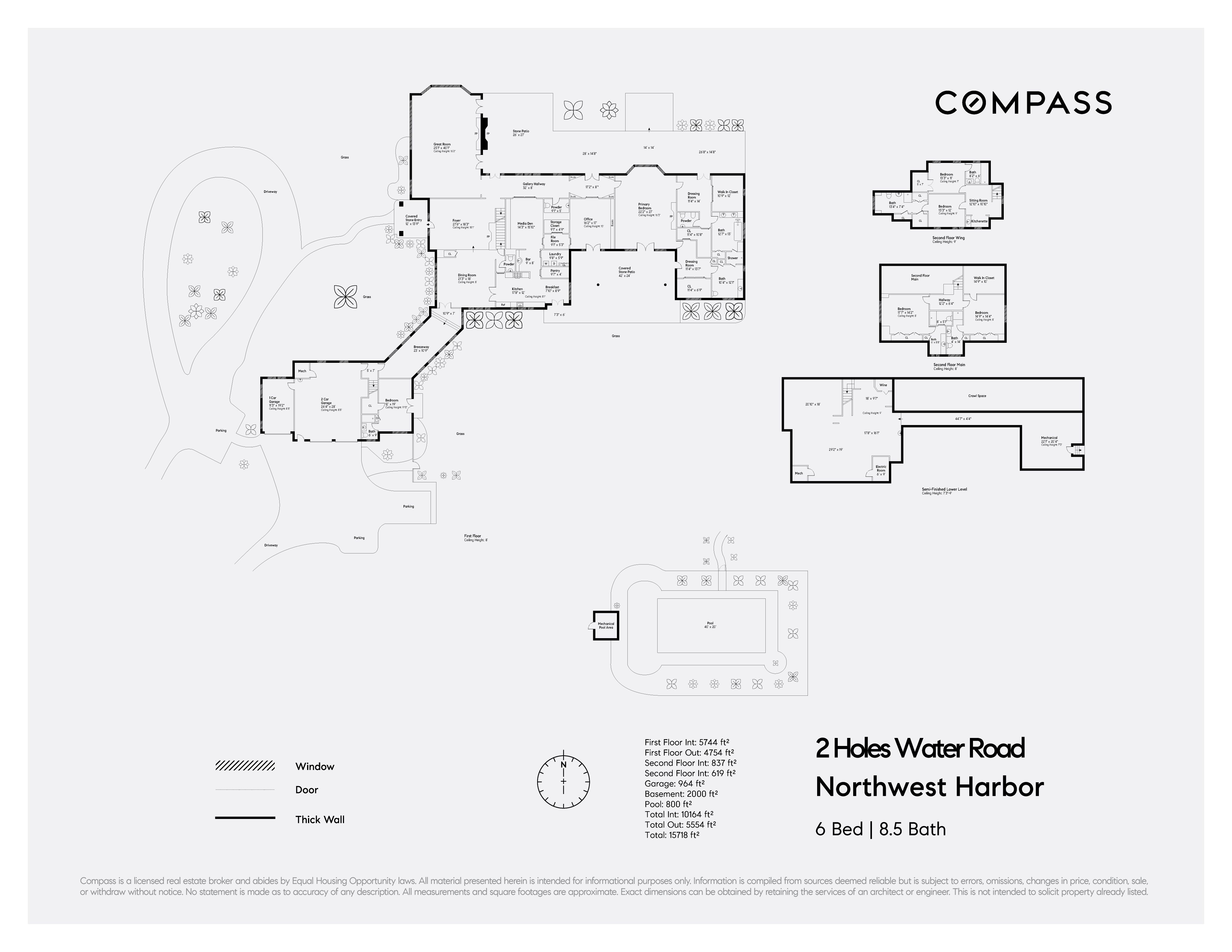 9 Two Holes Of Water Road East Hampton, NY 11937 - Photo 52 of 52 view of a wall with white walls