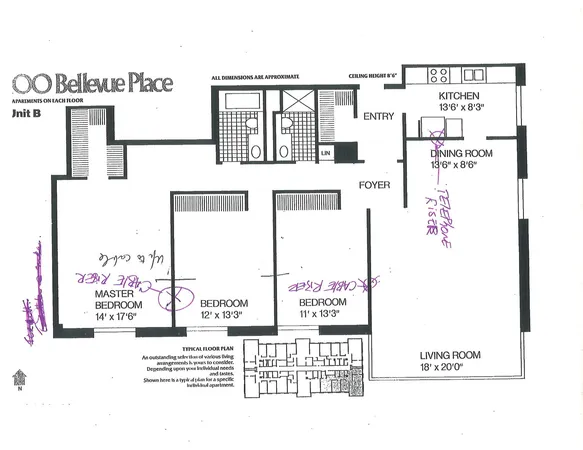 $569,000 | 100 East Bellevue Place, Unit 23B, Chicago, IL 60611