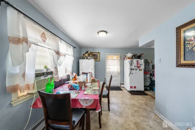 a storage room with washer and dryer