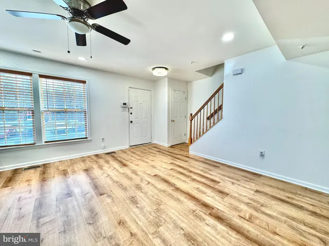 a view of wooden floor