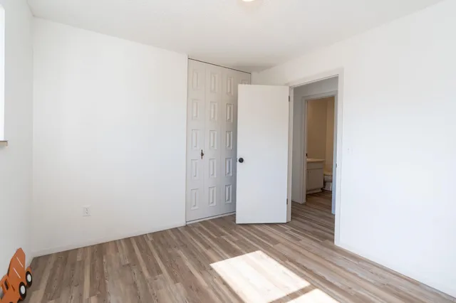 a view of wooden floor