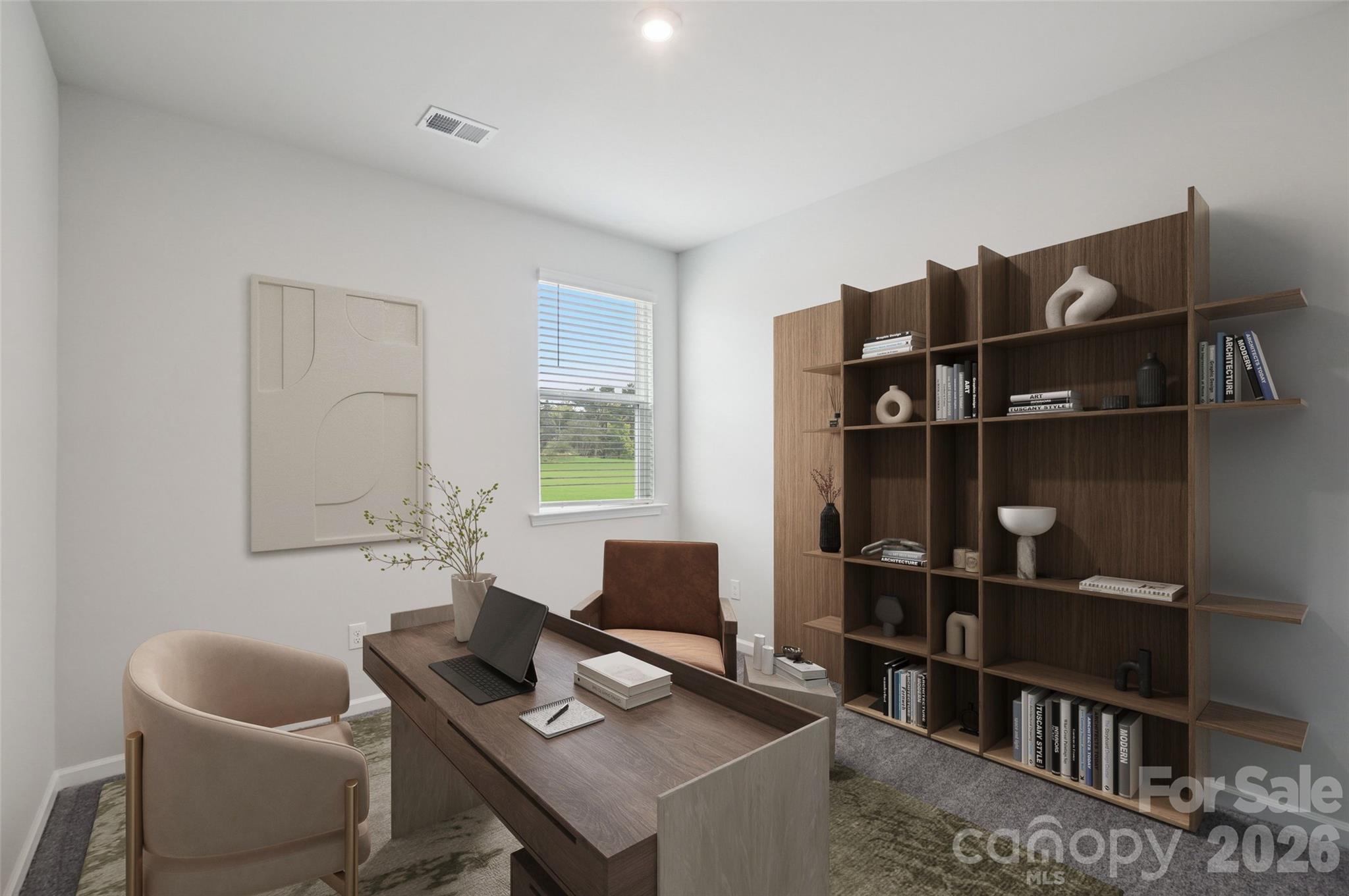 1044 Arundle Road Catawba, NC 28609 - Photo 26 of 39 a workspace with furniture and book shelf