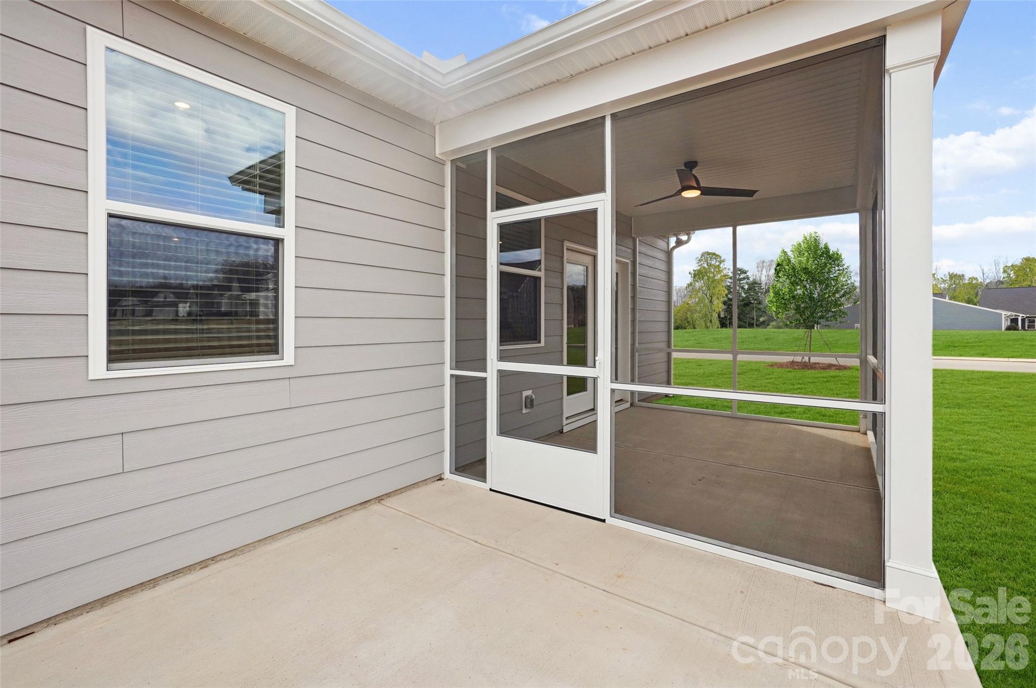 1044 Arundle Road Catawba, NC 28609 - Photo 4 of 39 a view of a porch with a floor to ceiling window and an outdoor view