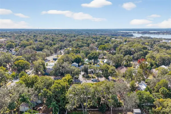 a view of a city with ocean view