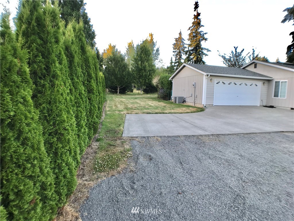 6018 Prather Road Southwest Centralia, WA 98531 - Photo 5 of 28 a view of a yard with potted plants and large trees