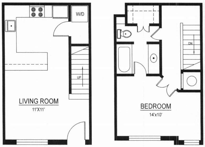 711 West 32nd Street, Unit 114 Austin, TX 78705 - Photo 23 of 23 a picture of a bench in a white building
