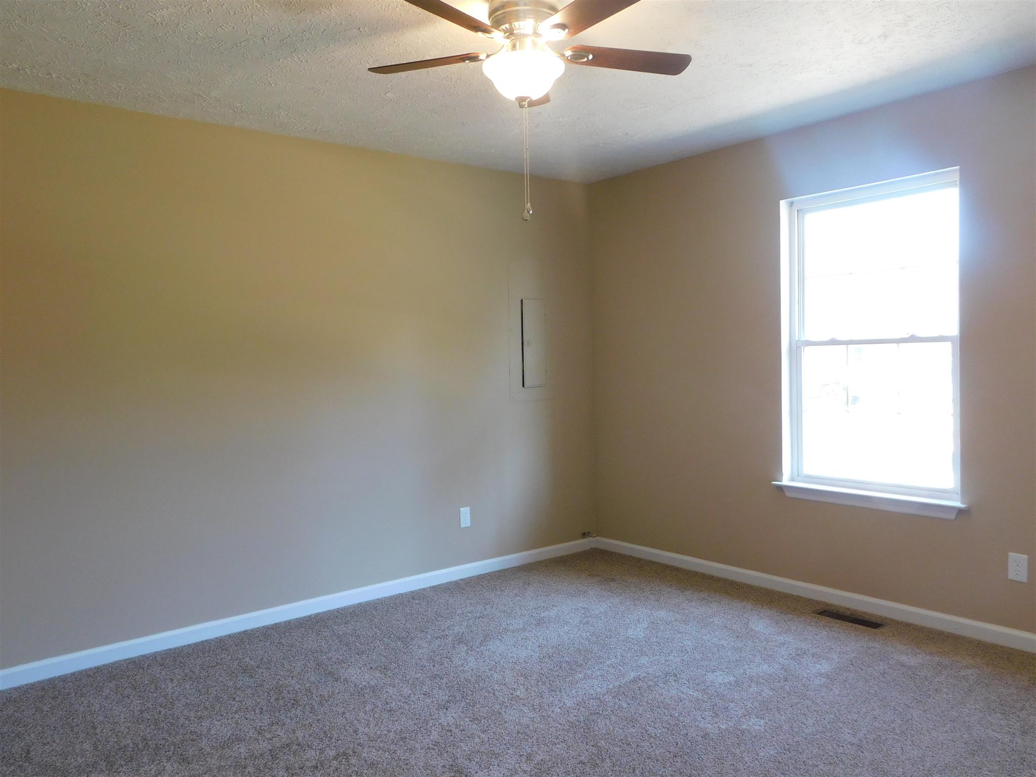 125 Rodeo Drive Columbia, TN 38401 - Photo 8 of 13 Master BR has new carpet, all ceilings, walls and trim repainted, new ceiling fan, all new 6-panel doors, carpet coordinate with walls.