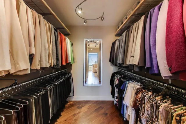 a view of a city with tall buildings in the background