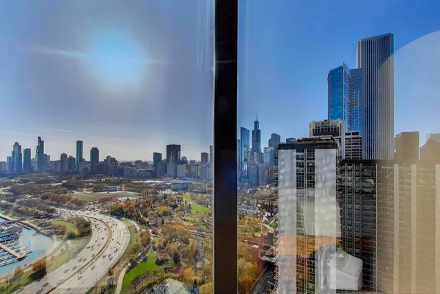 a view of a washer and dryer in a room