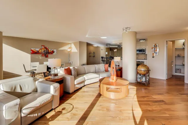 a view of a city from a window