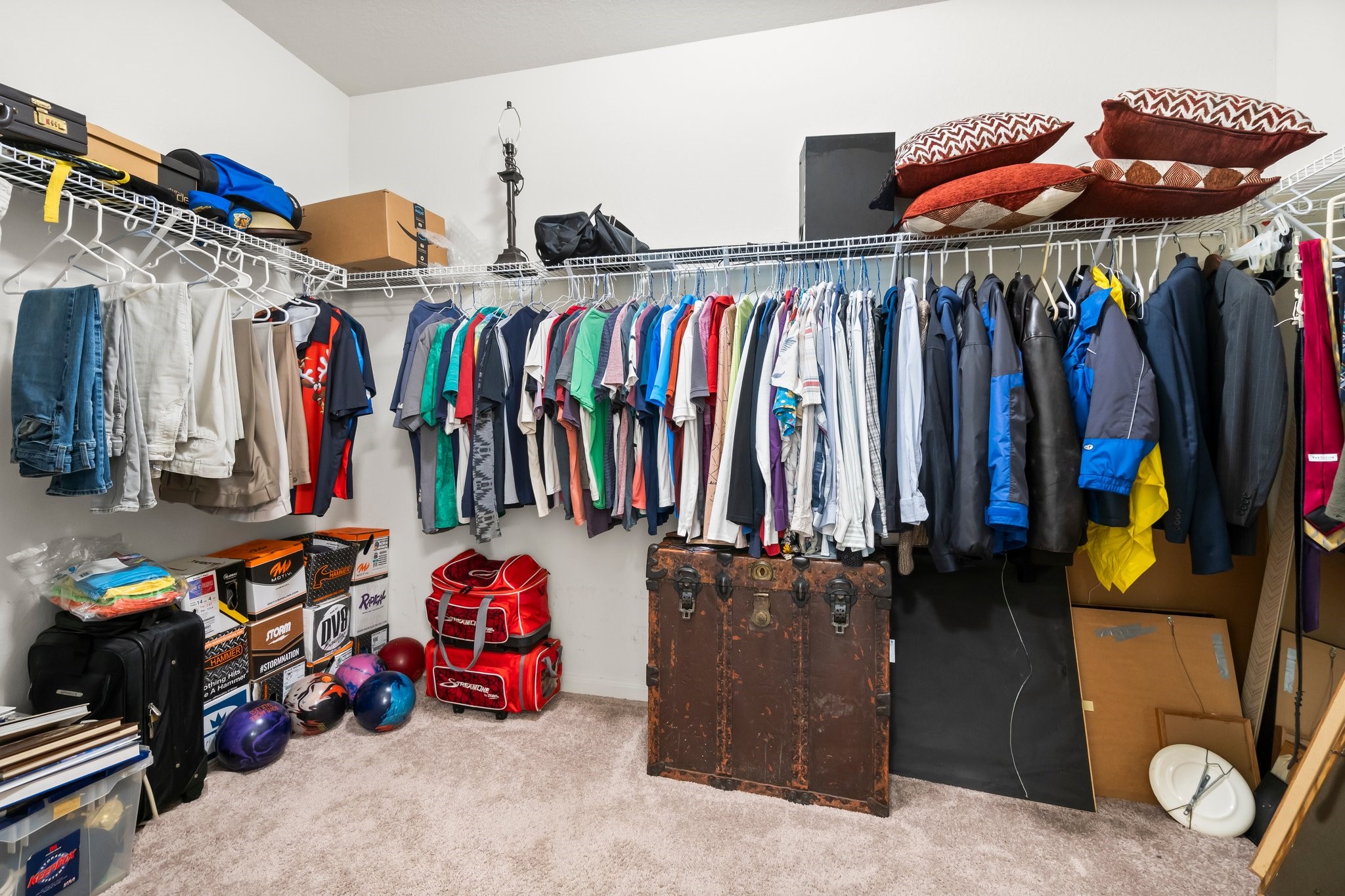 7643 Glaber Leaf Road Conroe, TX 77304 - Photo 16 of 26 Look at this closet! Big enough to make a 4th bedroom or an office!
