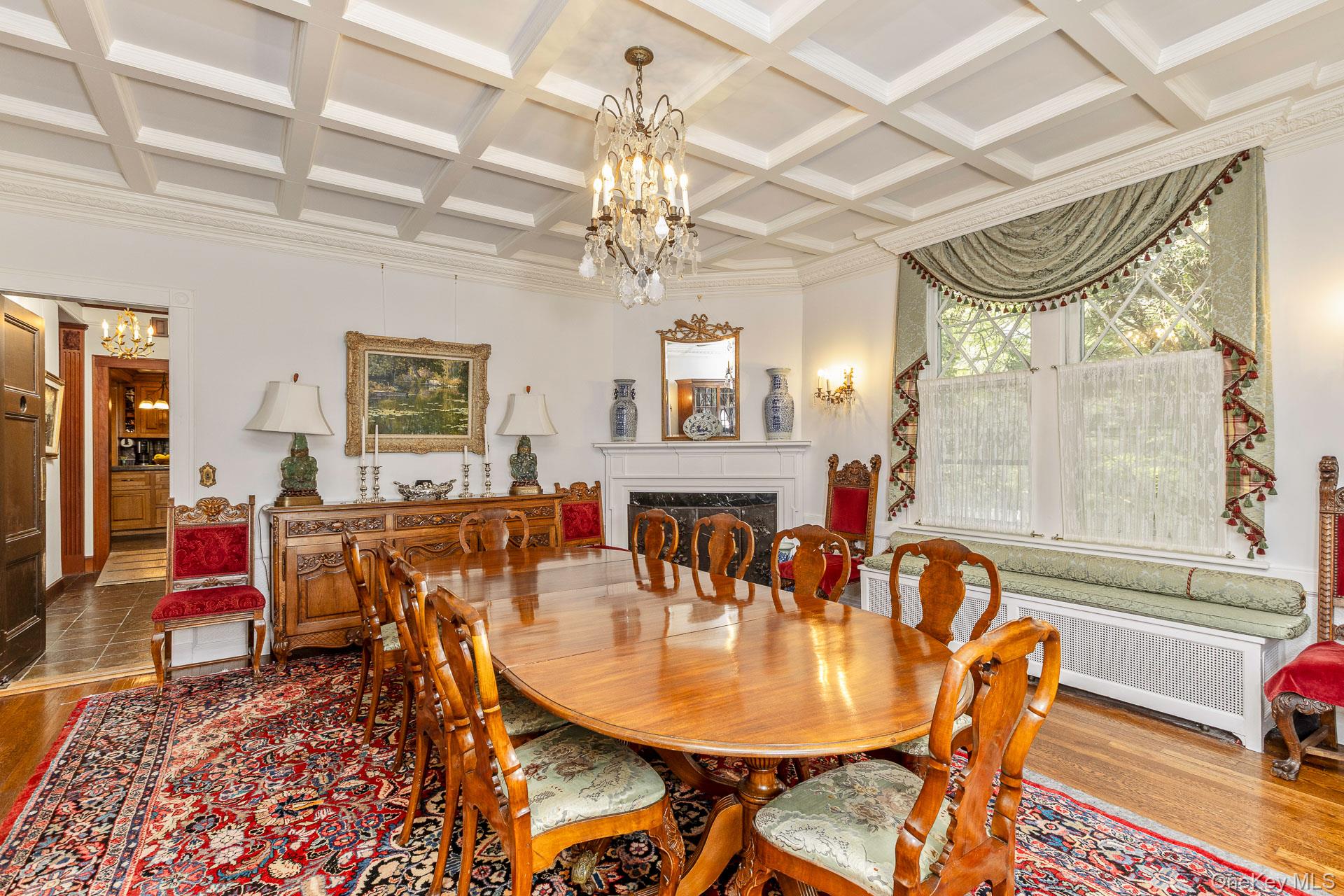 4 Horse Hollow Road Locust Valley, NY 11560 - Photo 13 of 48 a view of a dining room with furniture window and wooden floor