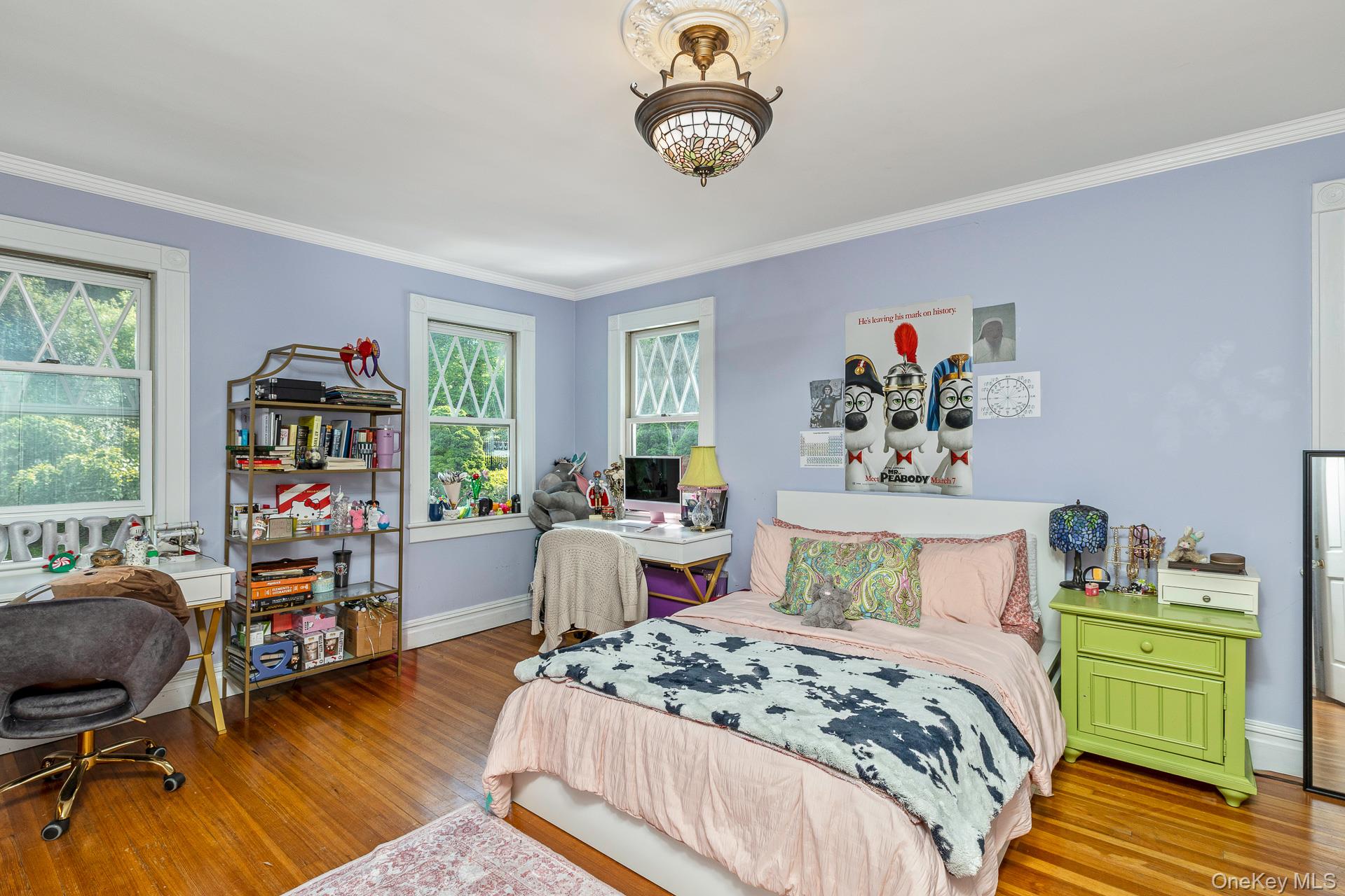 4 Horse Hollow Road Locust Valley, NY 11560 - Photo 31 of 48 a bedroom with a bed and a wooden floor