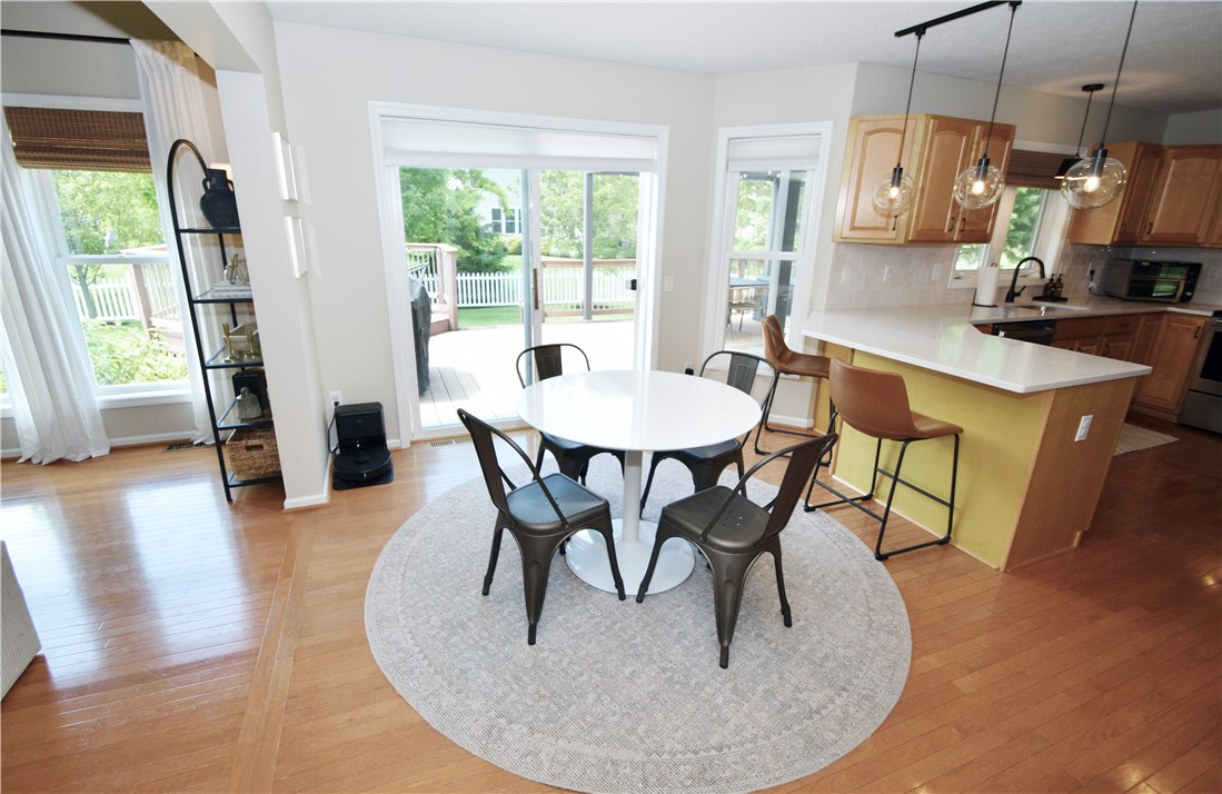 41 Ketchum Street Victor, NY 14564 - Photo 8 of 36 Dining area and door to deck