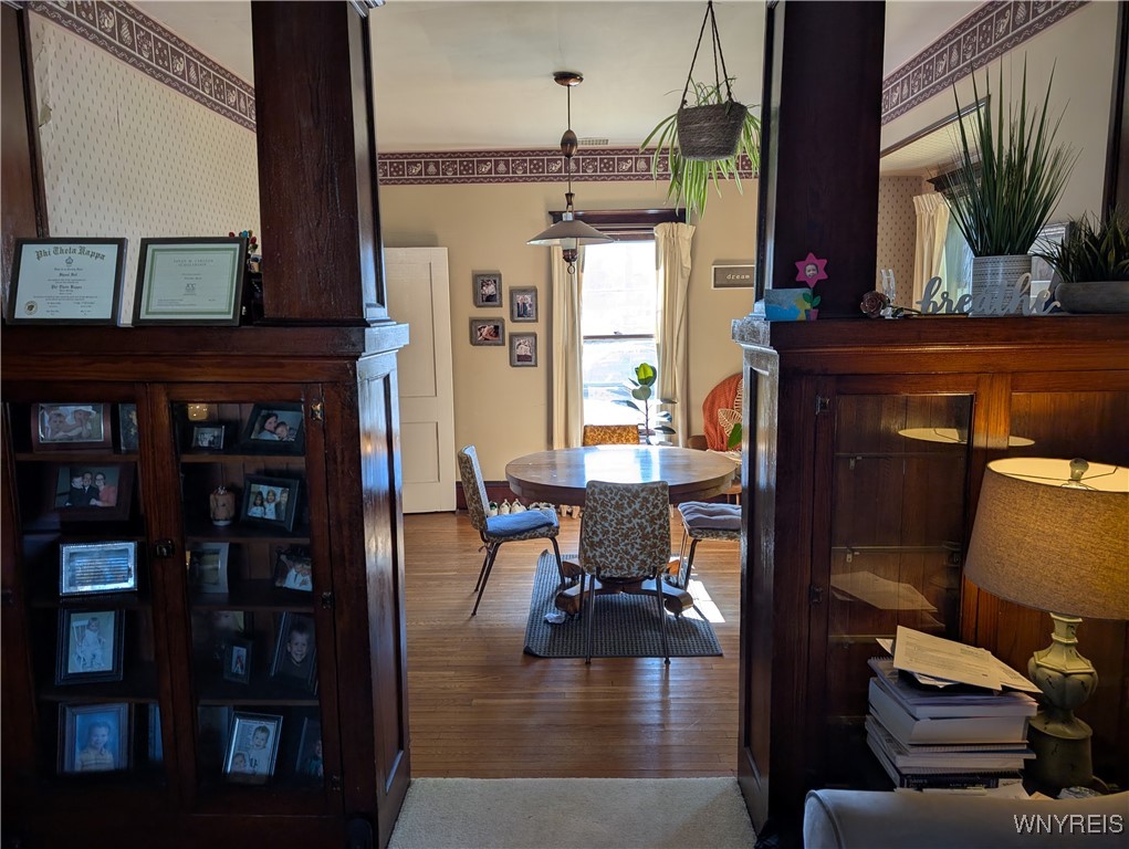 802 Garden Avenue Olean, NY 14760 - Photo 8 of 20 Living room leading to Dining