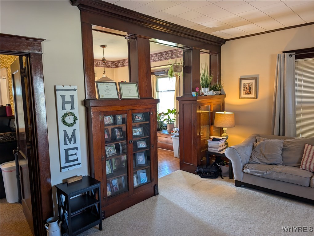 802 Garden Avenue Olean, NY 14760 - Photo 10 of 20 Living room woodwork